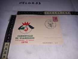 FB15030 VIAREGGIO 1978 TIMBRO ANNULLO CARNEVALE '78 - 1971-80: Poststempel