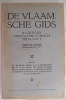 DE VLAAMSCHE GIDS Jaargang XI Nr 3 - 1922 Vlaanderen Fetisj Verzen Godsdienst Beeldende Kunst Onderwijs Volkslied - Histoire
