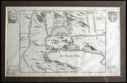TOULON, Kupferstich-Plan Von Bodenehr Um 1720 - Lithographies