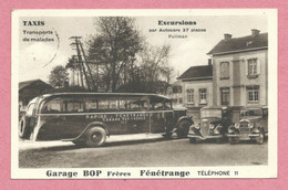 57 - FENETRANGE - Garage BOP Frères - Taxis - Excursions - Transport De Malades - Voiture - Autocar - Fénétrange