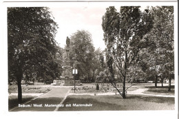 Beckum - Westf. Marienplatz Mit Mariensäule  Von 1953 (5437) - Beckum