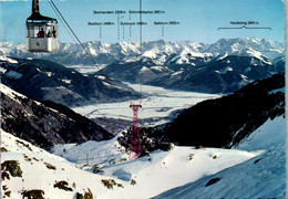 23199 - Salzburg - Kaprun , Blick Von Der Krefelderhütte , Gletscherbahn Und Zellerbecken - Gelaufen - Kaprun