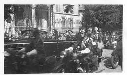 111221 - PHOTO 01 AIN BOURG EN BRESSE 1942 MILITARIA GUERRE 39/45 WWII POLITIQUE VISITE MARECHAL PETAIN PREFECTURE AUTO - Sonstige