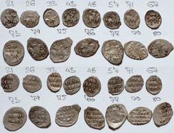 Lot Of 15 Different Wire Coins From The Russian Tzar Ivan IV The Terrible - Sets