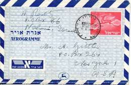 ISRAËL. Aérogramme Ayant Circulé En 1951. - Otros