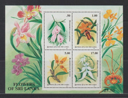 Sri Lanka 1994 Flowers Of Sri Lanka S/S MNH - Sri Lanka (Ceylon) (1948-...)