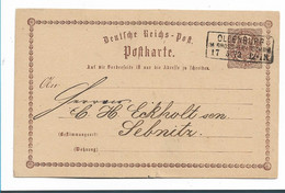 Brs369 / DEUTSCHES REICH - OLDENBURG , Mit NDP Stempel 1873 - Lettres & Documents