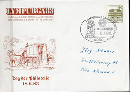 BRD FGR RFA - Privatumschlag LYMBURGA'83  (Mi.Nr. PU 117 D2/081c) 1983 - Siehe Scan - Privé Briefomslagen - Gebruikt