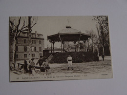 LOIRE-23-SAINT CHAMOND-LE JARDIN DE VILLE ET LE KIOSQUE DE MUSIQUE ED LL ANIMEE - Saint Chamond