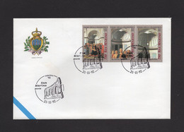 SAN MARINO - FDC 1992 - PIERO DELLA FRANCESCA - FDC