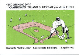 BASEBALL Cartolina - 1° Campionato Italiano Di Baseball Giocato Da Ciechi - Béisbol