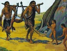 A14810 - PREHISTORY MAN PEOPLE  HUNTING - Prehistory