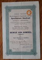 Maatschappij Tot Exploitatie Van Het Sportterrein Houtrust - Den Haag - 1909 - Sport