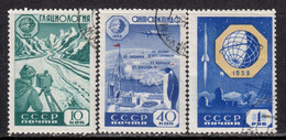 Russia / Soviet Union 1959 Mi# 2259-2261 Used - Intl. Geophysical Year - International Geophysical Year