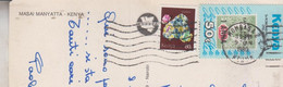 STORIA POSTALE FRANCOBOLLO COMMEMORATIVO  KENYA MASAI MANYATTA  NICE STAMP - Kenya