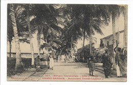 CPA AFRIQUE OCCIDENTALE 957 COTE D'IVOIRE GRAND BASSAM BOULEVARD TREICH LAPLENE / COLLECTION FORTIER DAKAR - Côte-d'Ivoire