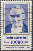 Turquie 1992. ~ YT 2699 - 10 000 L. Atatürk - Oblitérés