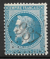France-Yvert  N°29 Oblitéré Gros Chiffre 987 Chauvigny Vienne - 1849-1876: Klassieke Periode