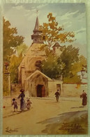 CPA 78 - La Vieille Eglise De Croissy Près Chatou Illustrateur Leteurtre - Cartes Postales Artistiques Lecoq Et Mathorel - Croissy-sur-Seine