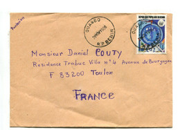 BENIN Ouagbo 1986 - Affr. 150F. Seul Sur Lettre Pour La France - Benin – Dahomey (1960-...)