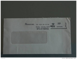 Denemarken Danemark Danmark 1992 Brief Omslag Enveloppe Lettre Cover EMA Frankeermachine - Macchine Per Obliterare (EMA)