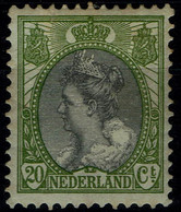 NETHERLANDS 1899 QUEEN WILHELMINA MI No 59 MLH VF!! - Ongebruikt