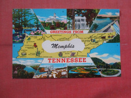 Map Greetings.  Memphis Tennessee > Memphis     Ref  5348 - Memphis