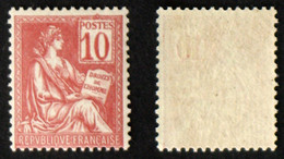 N° 112 10c MOUCHON Type 1 Neuf N** TB  Cote 95€ - 1900-02 Mouchon