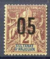 ANJOUAN -- N° 20 * NEUF Ch. - Unused Stamps