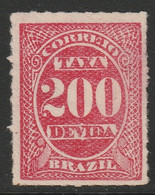 Brazil 1889 Sc J5 Bresil Yt Taxe 5 Postage Due MNG(*) - Postage Due