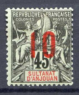 ANJOUAN -- N° 27 * NEUF Ch. - Unused Stamps