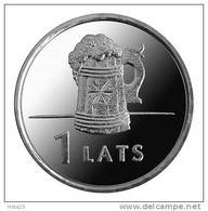 Latvia  Letland  / Lettonia 2011 Toby / Beer Cup Coin 1 Lats UNC - Latvia