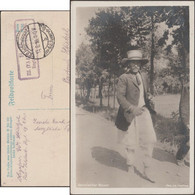 Allemagne / Ukraine 1916. Carte De Franchise Militaire. Agriculteur De Galicie, Chapeau De Paille - Agriculture