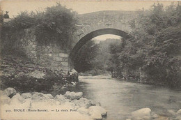 CPA  BIOGE.  Le Vieux Pont - Animée -  Bon état. 196c - Other Municipalities