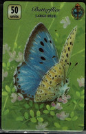 USA  2003  PHONECARD BUTTERFLIES USED VF!! - Mariposas