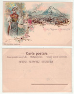 Suisse // Schweiz // Glaris // Gruss Aus Glarus (litho) - Otros & Sin Clasificación