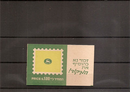 Israel ( Carnet 382Ba XXX -MNH ) - Booklets