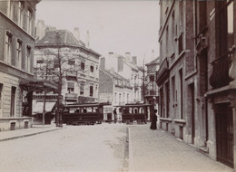 Snapshot Vintage Knokke Magasins Animée Tram Tramway Denrées Coloniales Stores - Lugares