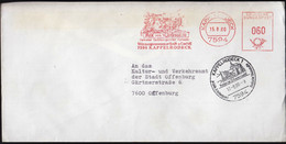 Germany Kappelrodeck 1980 / Feinster Spätburgunder Rotwein, Finest Pinot Noir Red Wine / Machine Stamp, EMA - Poststempel - Freistempel