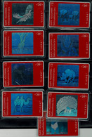 GERMANY 2002 PHONECARD  HOLOGRAM  ZODIAK SET OF 9 MINT VF!! - Zodiaque