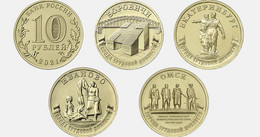 Russia, 2021,Cities Of Labor Valor 4 х 10 Rubels Rubles Rbl - Russland