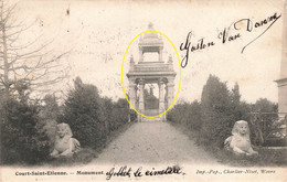 COURT-SAINT-ETIENNE - Monument - Carte Circulé - Court-Saint-Etienne
