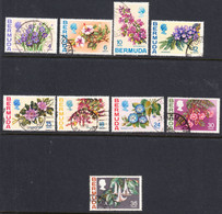 Bermuda 1970-75 Cancelled, Sc# ,SG 252,254,256-262 - Bermudas