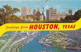 United States & Marcofilia,Greetings From Houston,  Texas, Lisboa Portugal  1961  (5865) - Houston