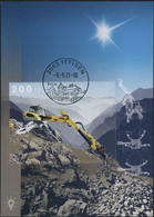 Suisse - 2021 - Menzi Muck - Blockausschnitte - Maximumkarte - FDC ET - Cartas & Documentos