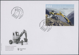 Suisse - 2021 - Menzi Muck - Blockausschnitte - Ersttagsbrief FDC ET - Cartas & Documentos