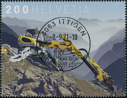 Suisse - 2021 - Menzi Muck - Blockausschnitte - Ersttag Voll Stempel ET - Used Stamps