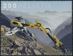 Suisse - 2021 - Menzi Muck - Blockausschnitte - Ersttagstempel ET - Usati