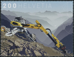 Suisse - 2021 - Menzi Muck - Blockausschnitte - Ersttagstempel ET - Usati