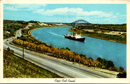 Massachusetts Cape Cod Canal Scenic Highway Between Sagamore And Bourne Bridges 1965 - Cape Cod